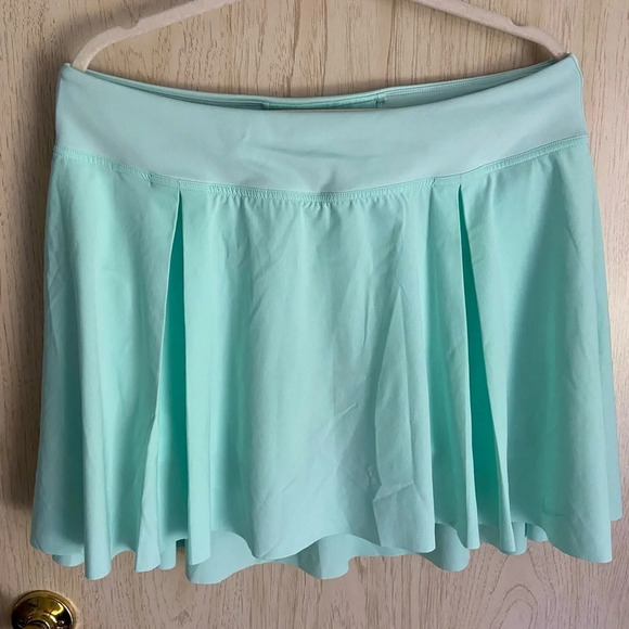 NIKE Pleated 15” Golf Skort Mint Green Sz 1X - Picture 1 of 12